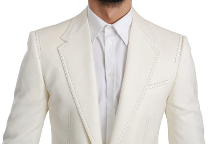 Dolce &amp; Gabbana Blazer elegante slim fit in lana vergine