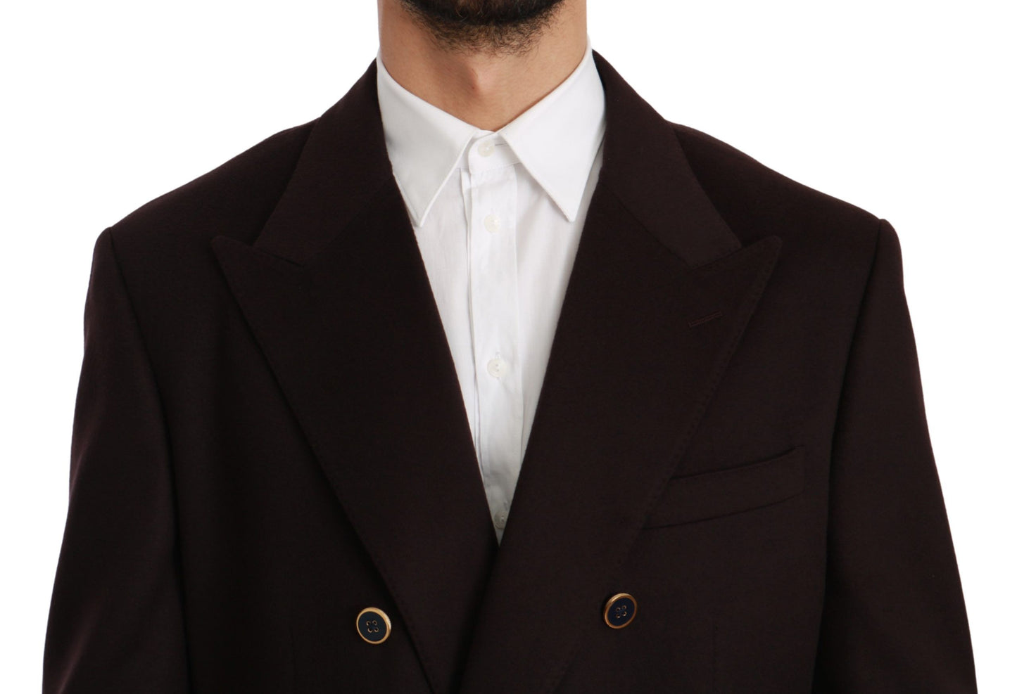 Dolce &amp; Gabbana Elegante Blazer in Cashmere Bordeaux Bordeaux