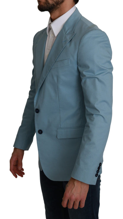 Dolce &amp; Gabbana Blazer Elegante Fantasia Blu