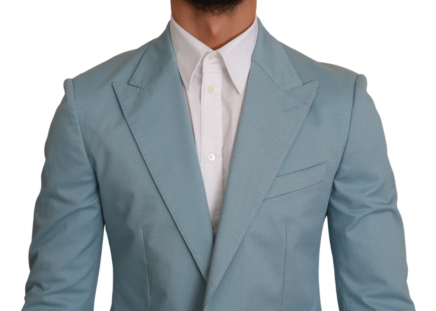 Dolce &amp; Gabbana Blazer Elegante Fantasia Blu