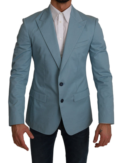 Dolce &amp; Gabbana Blazer Elegante Fantasia Blu