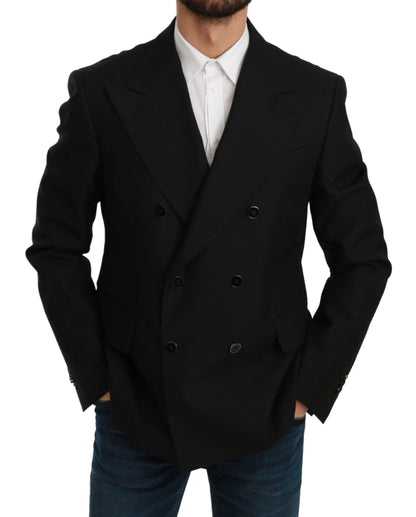 Dolce &amp; Gabbana Elegante blazer formale slim fit nero