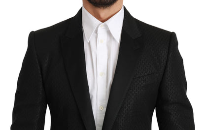 Giacca blazer nera Martini slim fit Dolce &amp; Gabbana