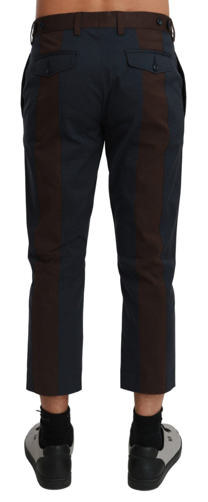 Pantaloni casual a righe cropped Dolce &amp; Gabbana Chic