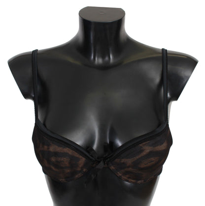 Reggiseno push-up leopardato sensuale di Roberto Cavalli