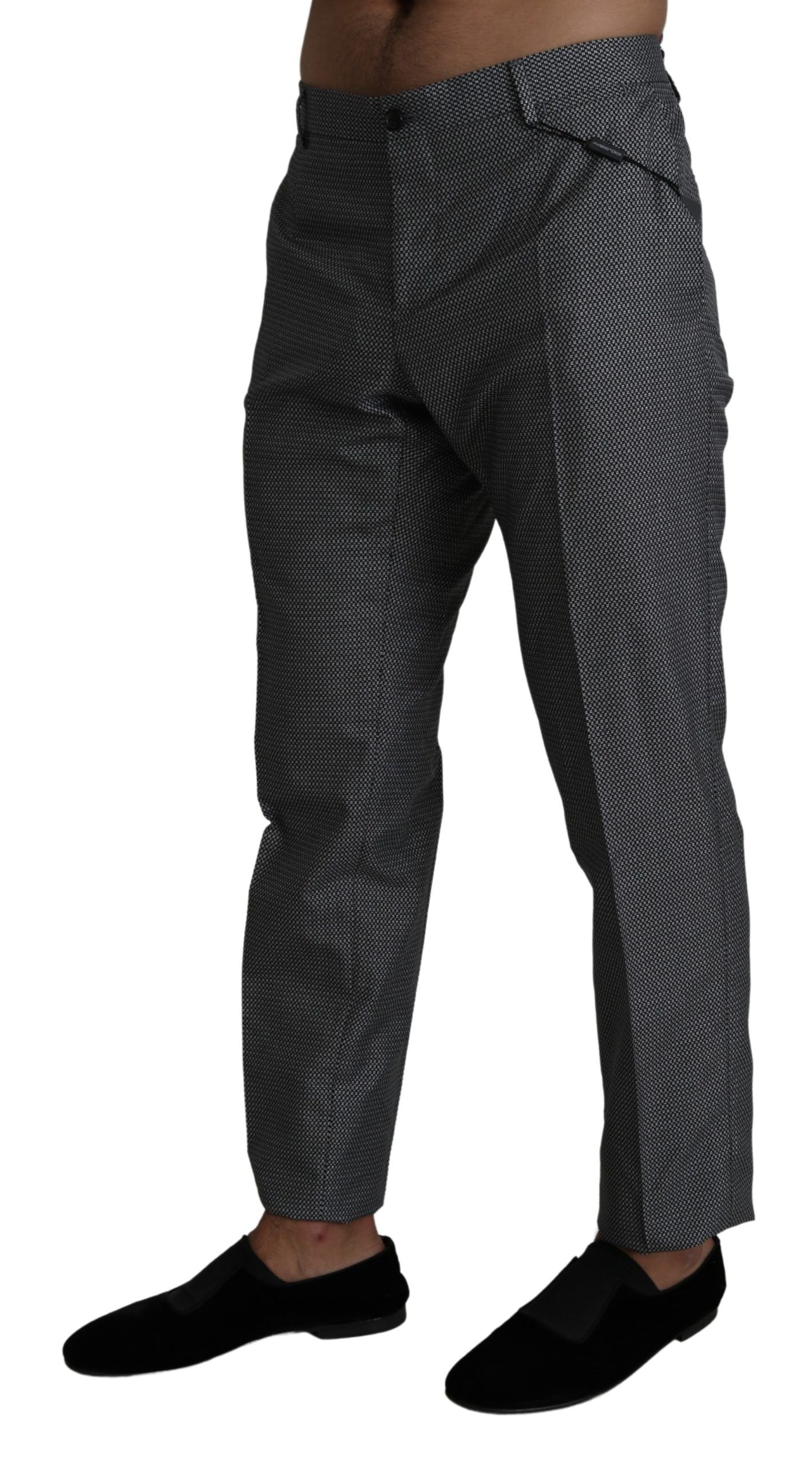 Pantaloni eleganti slim fit grigi di Dolce &amp; Gabbana