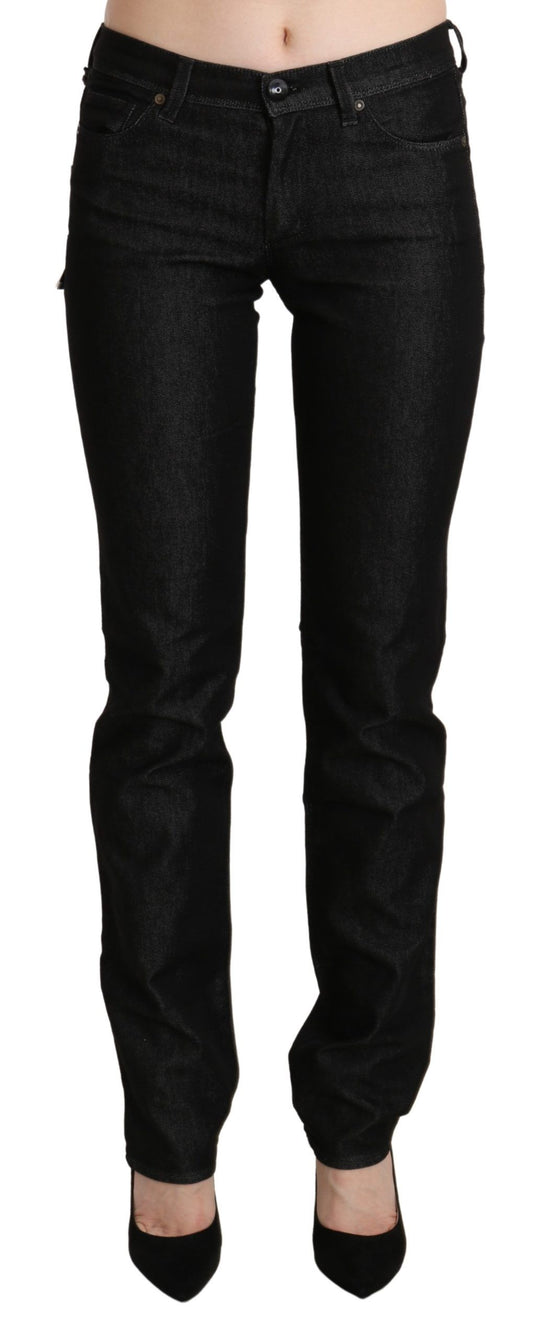 Ermanno Scervino Jeans skinny chic neri a vita media