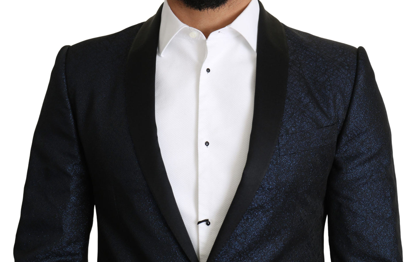 Dolce &amp; Gabbana Blazer elegante slim fit blu Martini