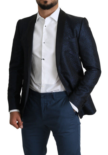 Dolce &amp; Gabbana Blazer elegante slim fit blu Martini