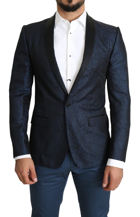 Dolce &amp; Gabbana Blazer elegante slim fit blu Martini