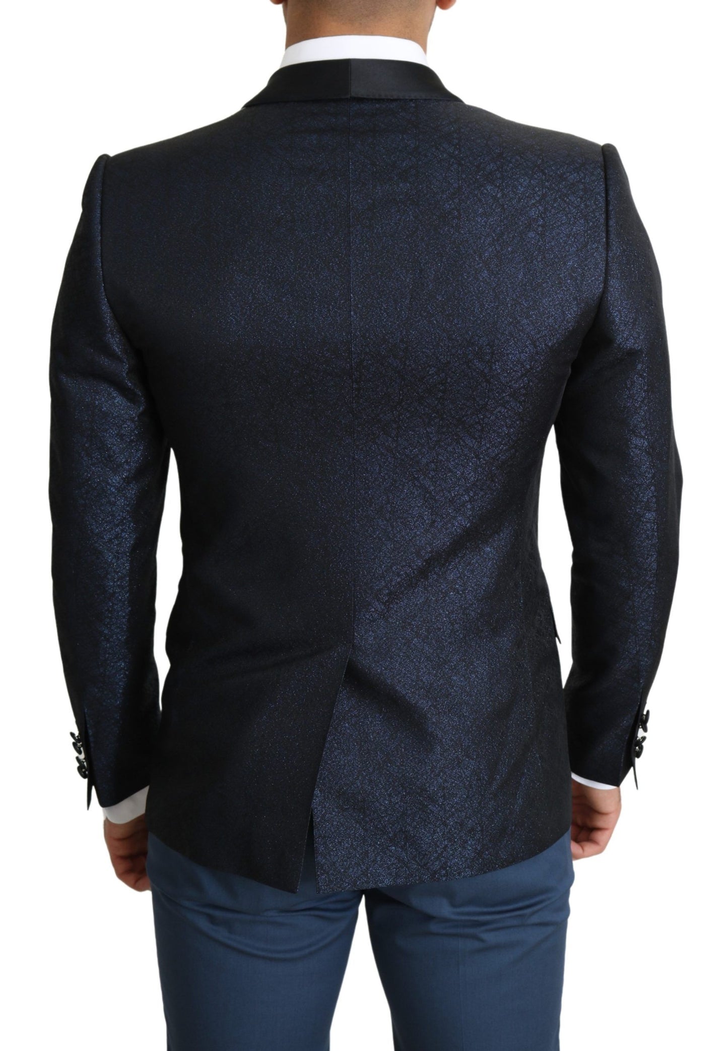 Dolce &amp; Gabbana Blazer elegante slim fit blu Martini