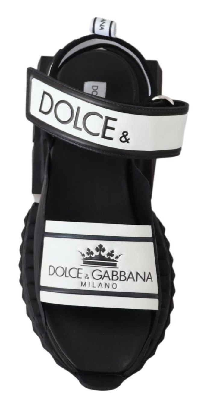 Sandali Slider Super King di Dolce &amp; Gabbana in Monocromatico