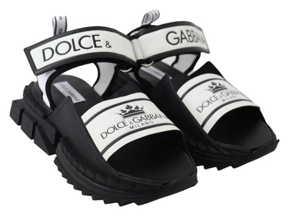 Sandali Slider Super King di Dolce &amp; Gabbana in Monocromatico