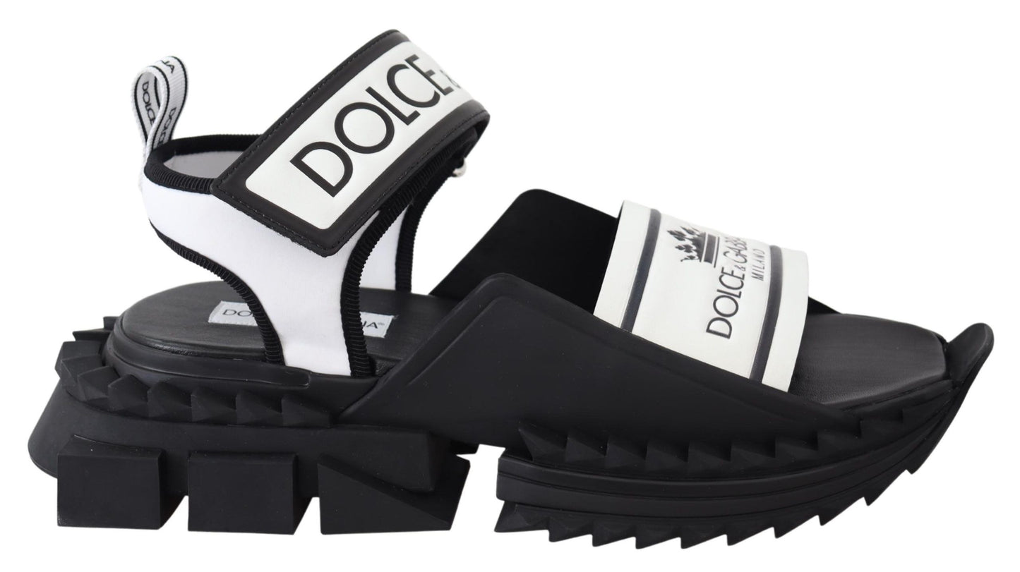 Sandali Slider Super King di Dolce &amp; Gabbana in Monocromatico