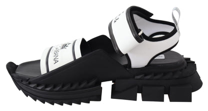 Sandali Slider Super King di Dolce &amp; Gabbana in Monocromatico