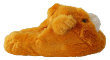 Pantofole Leone Giallo Sole Dolce &amp; Gabbana