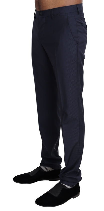 Pantaloni eleganti in misto lana slim fit Dolce &amp; Gabbana