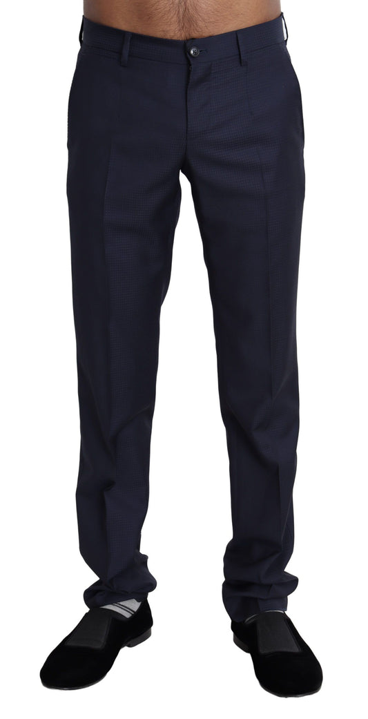 Pantaloni eleganti in misto lana slim fit Dolce &amp; Gabbana