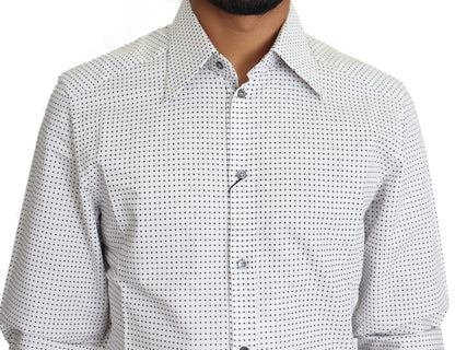 Camicia elegante a pois slim fit Dolce &amp; Gabbana