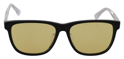 Occhiali da sole Diesel Chic in acetato nero con lenti gialle