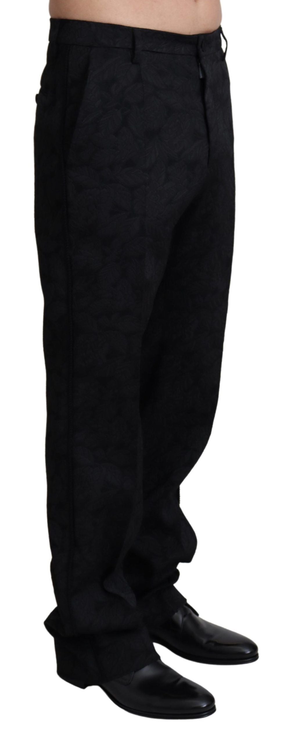 Dolce & Gabbana Elegant Black Dress Pants for Sophisticated Style