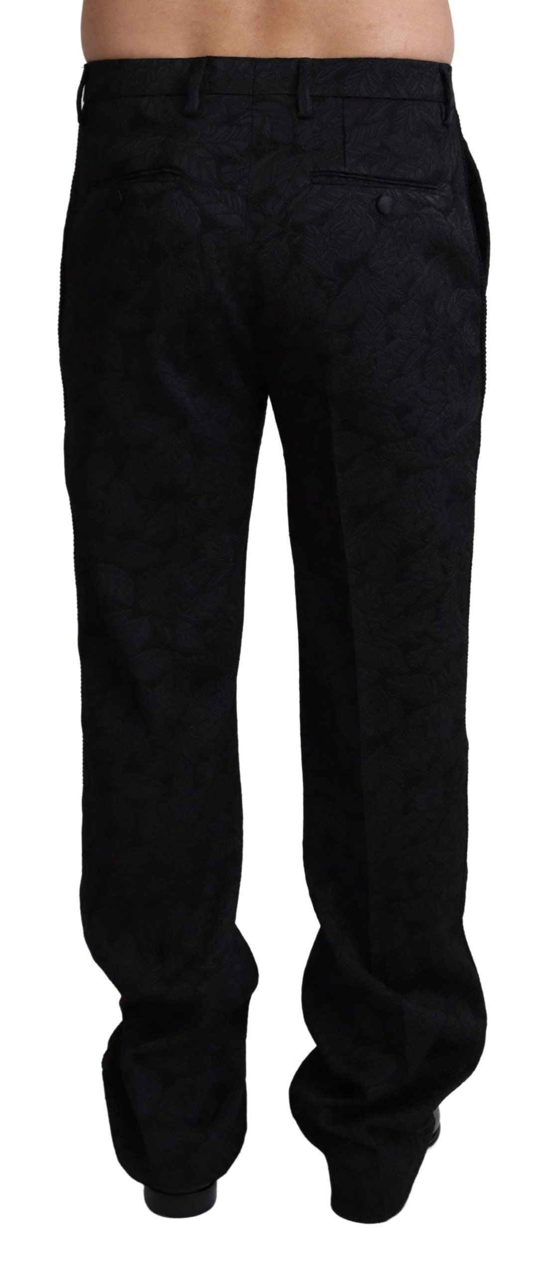 Pantaloni eleganti neri Dolce &amp; Gabbana per uno stile sofisticato