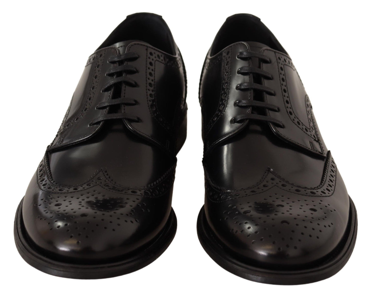 Dolce &amp; Gabbana eleganti scarpe derby oxford con punta alare