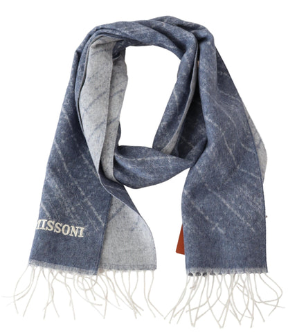 Missoni Elegant Cashmere Scarf with Signature Pattern