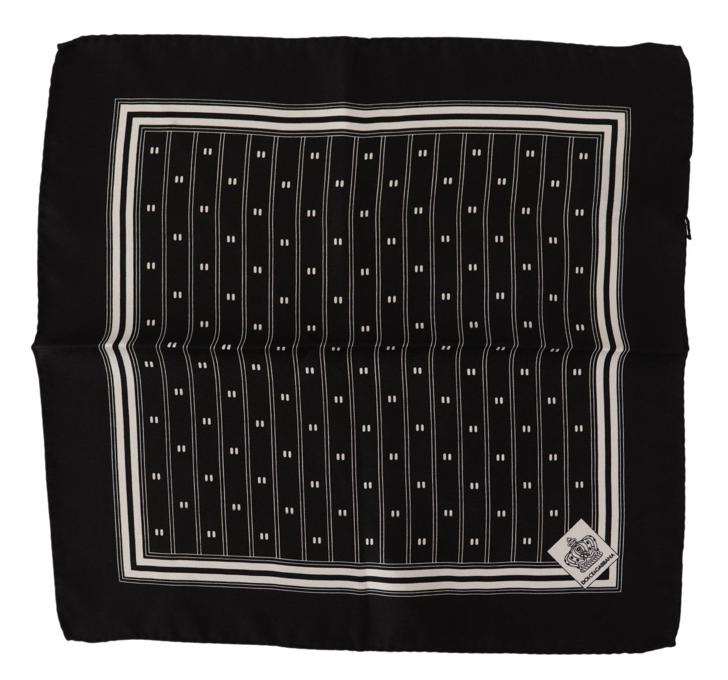 Dolce & Gabbana Elegant Silk Pocket Square Handkerchief