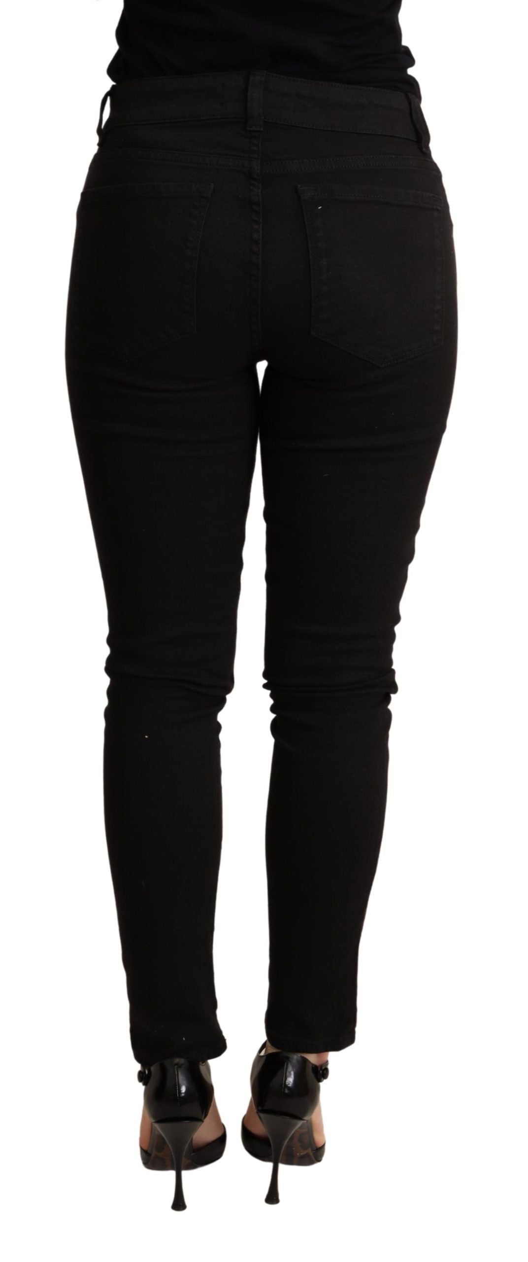 Dolce &amp; Gabbana Jeans skinny neri eleganti slim