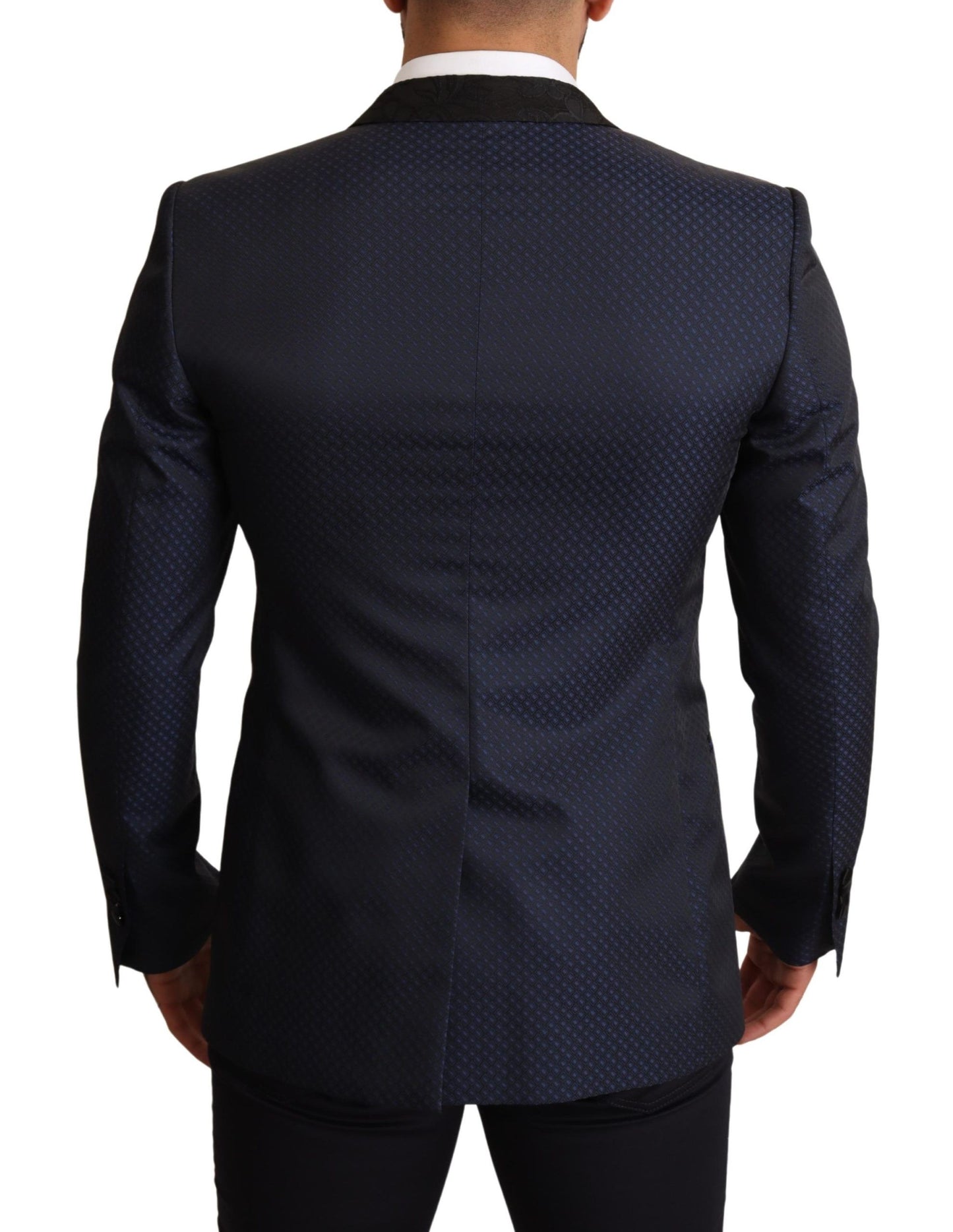 Dolce &amp; Gabbana Blazer Martini slim fit blu elegante