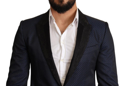 Dolce &amp; Gabbana Blazer Martini slim fit blu elegante