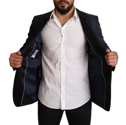 Dolce &amp; Gabbana Blazer Martini slim fit blu elegante