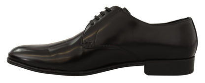 Dolce &amp; Gabbana Scarpe Derby eleganti in pelle nera