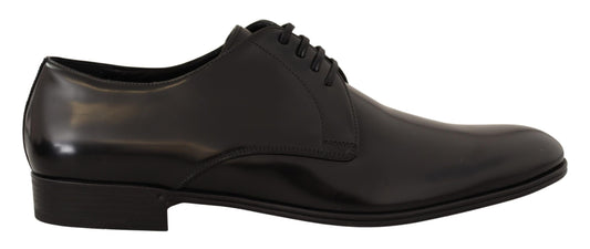 Dolce &amp; Gabbana Scarpe Derby eleganti in pelle nera