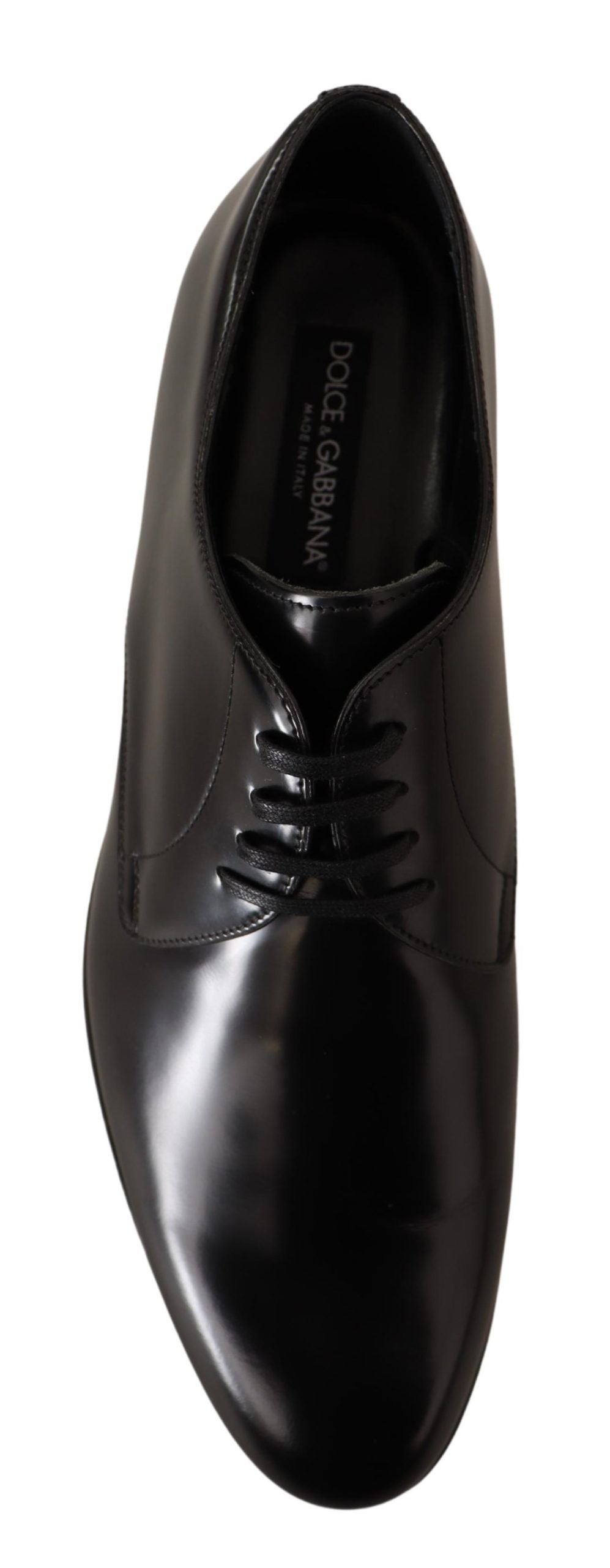 Dolce &amp; Gabbana Scarpe Derby eleganti in pelle nera