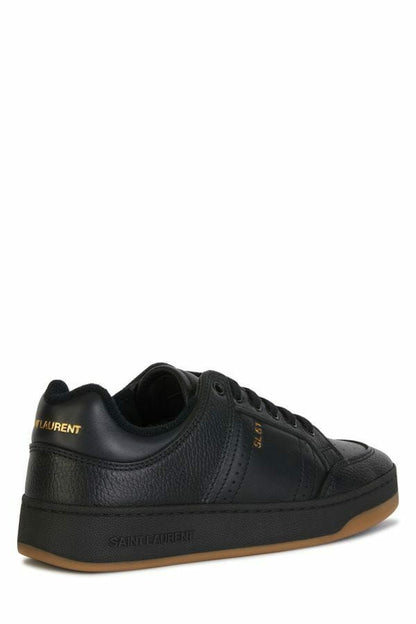 Saint Laurent Eleganti sneakers basse in pelle nere