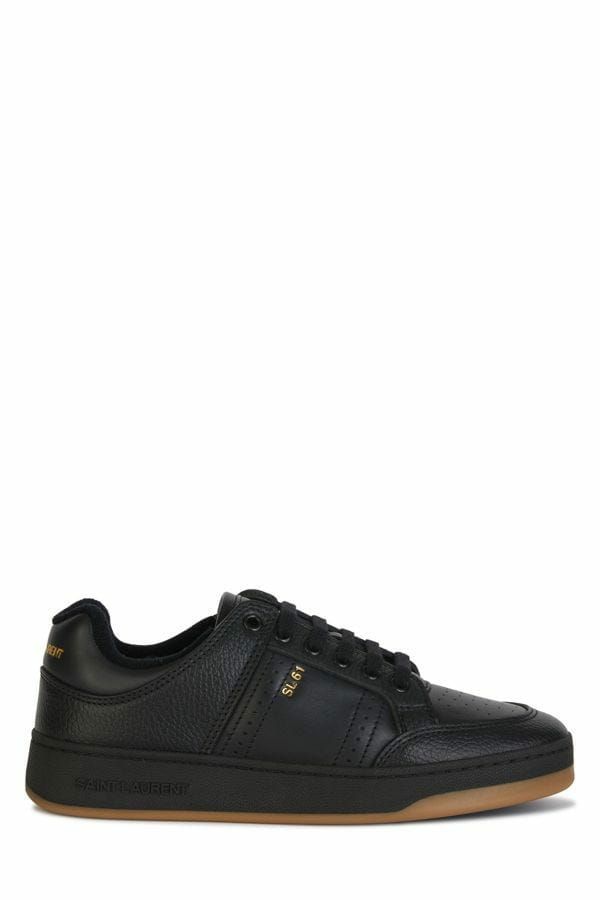 Saint Laurent Eleganti sneakers basse in pelle nere