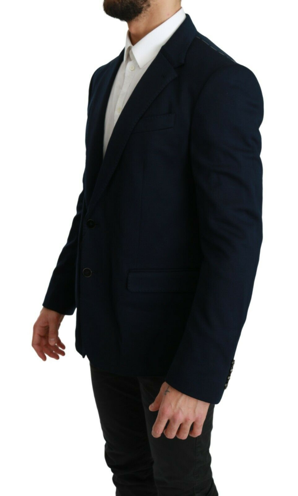 Blazer da uomo blu scuro elegante slim fit Dolce &amp; Gabbana