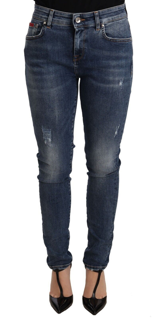 Jeans skinny effetto consumato slim fit Dolce &amp; Gabbana