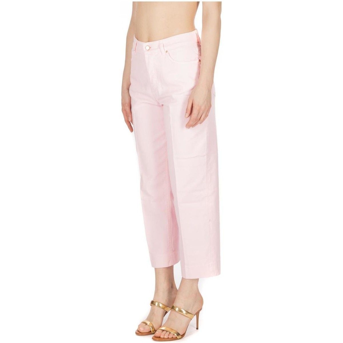 Denim chic in cotone rosa di Don The Fuller