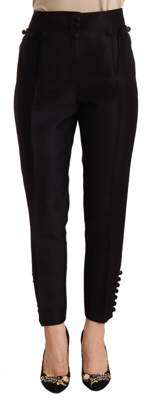 Pantaloni cropped Dsquared² Chic a vita alta