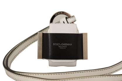 Custodia per Airpods in pelle Chic Dolce &amp; Gabbana in monocromatico