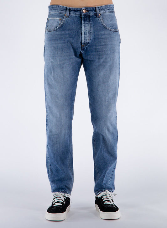 Don The Fuller Jeans eleganti in cotone da uomo con lavaggio medio