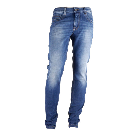 Jeans Bikkembergs eleganti blu scuro dalla vestibilità regolare