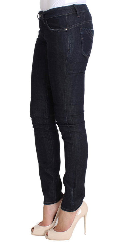 Costume National Chic Slim Fit Skinny Blue Jeans