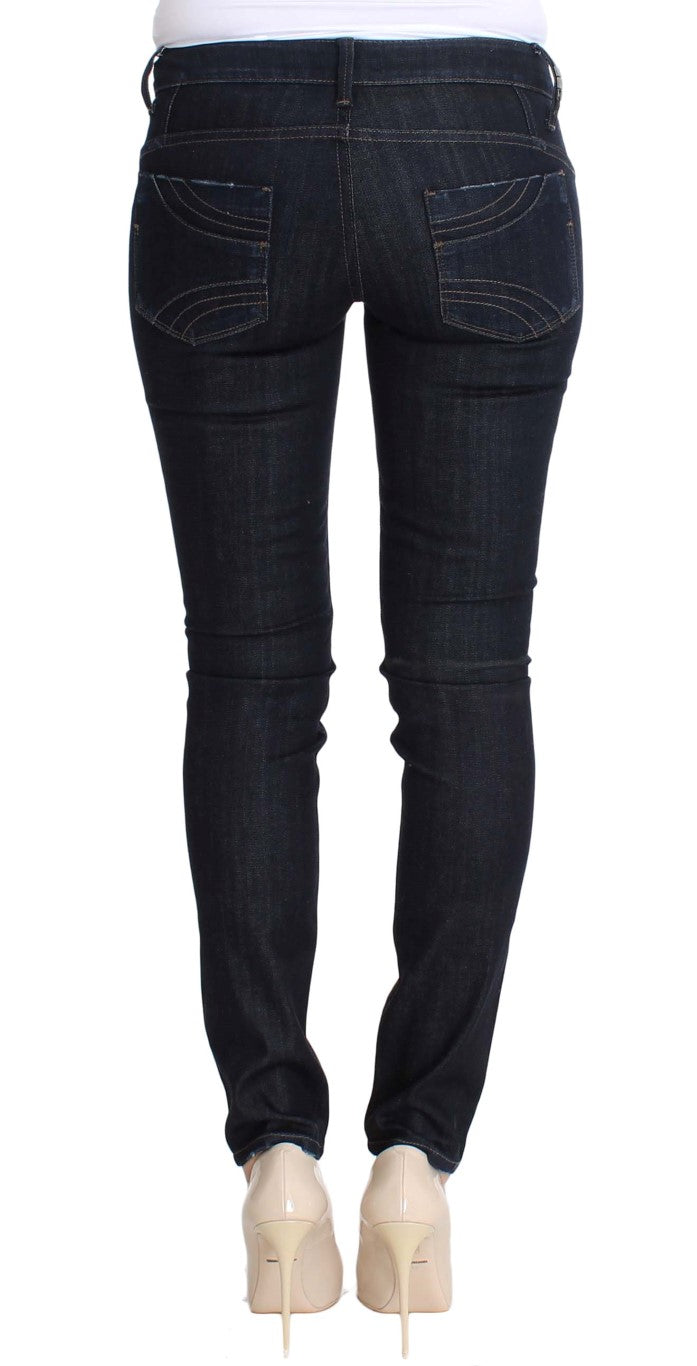 Costume National Chic Slim Fit Skinny Blue Jeans