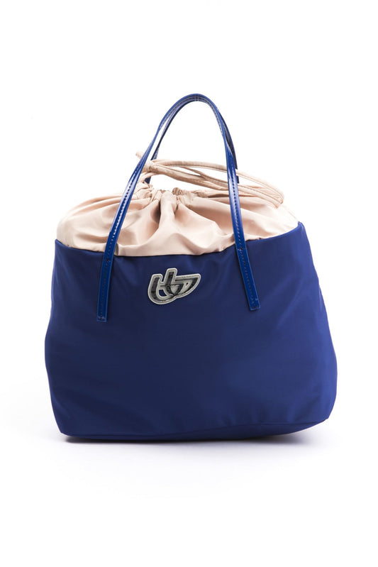 Borsa a mano da donna BYBLOS in poliestere blu