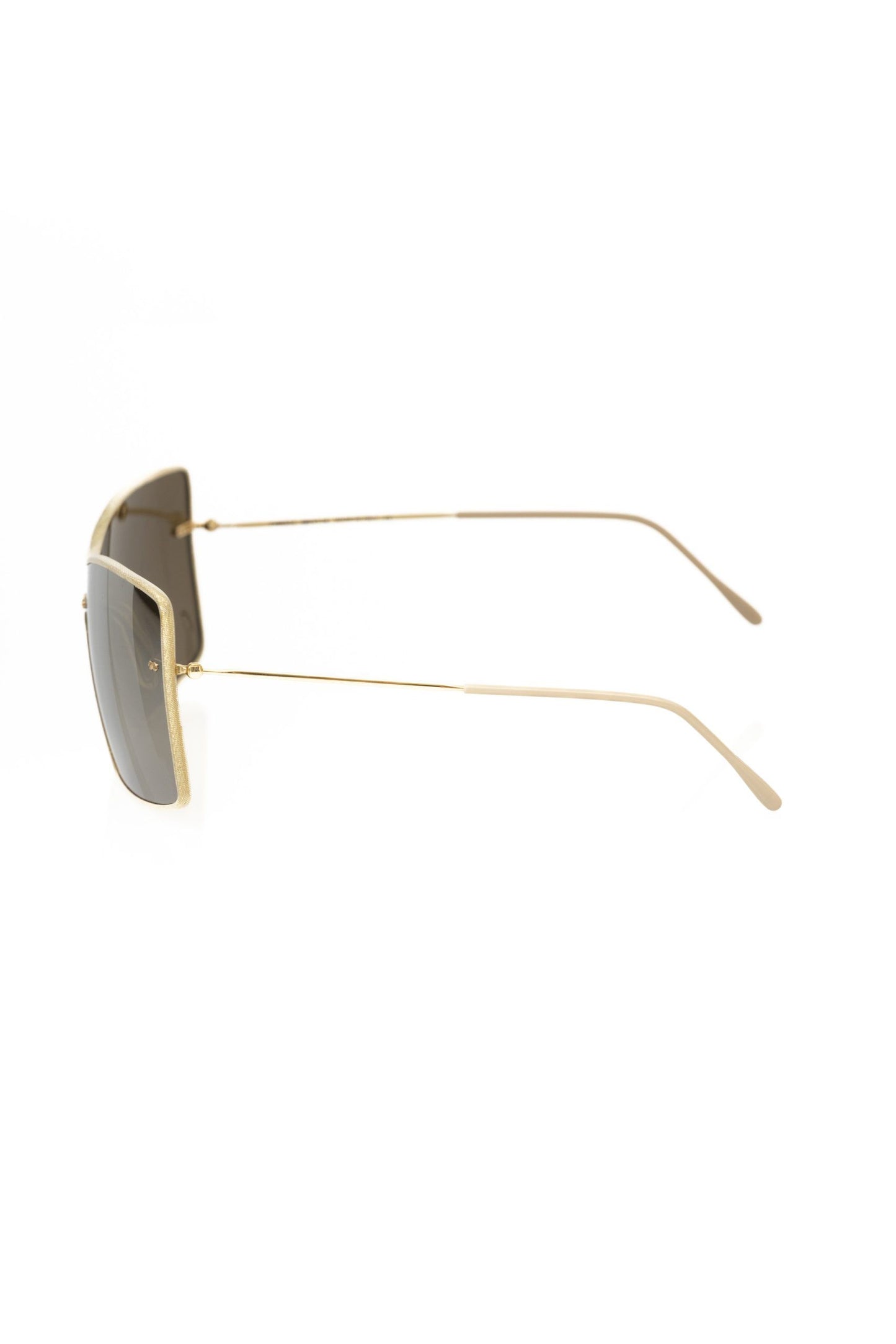 Frankie Morello Gold Metallic Sunglasses for Women