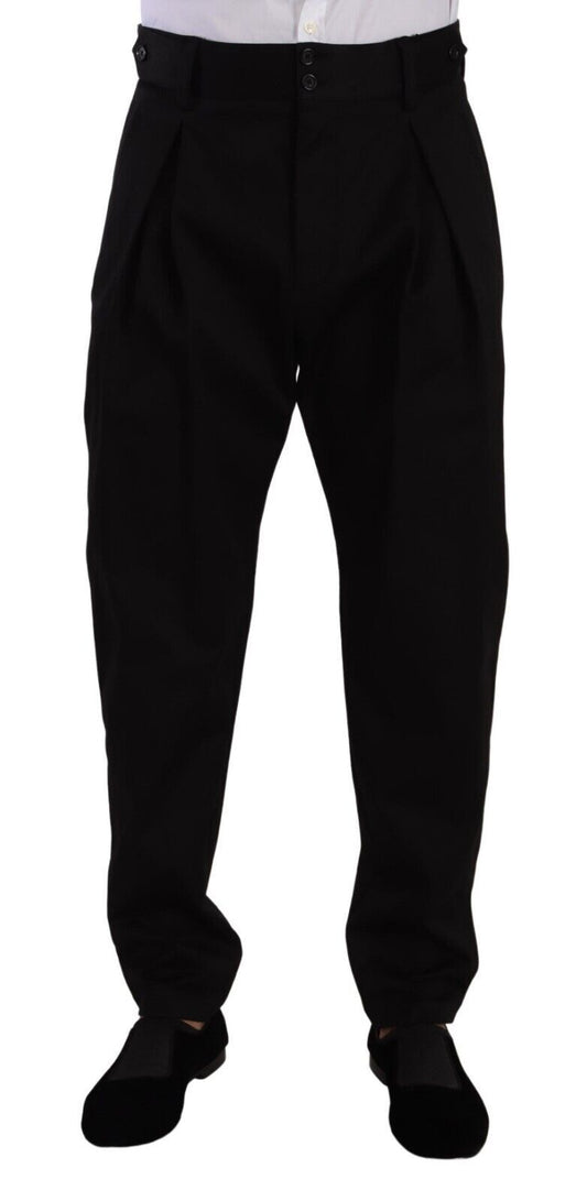 Pantaloni eleganti slim fit in cotone Dolce &amp; Gabbana